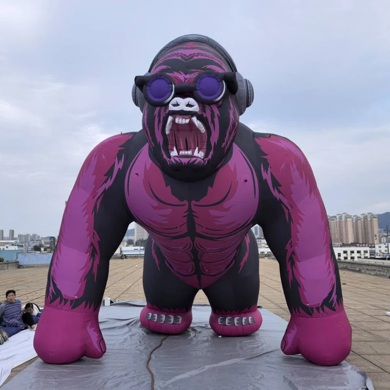 Inflatable animal-shaped stage2